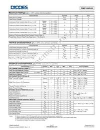 DMP1045UQ-7 Datasheet Page 2