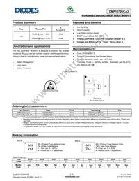 DMP1070UCA3-7 Datasheet Cover