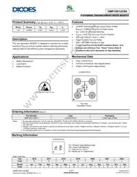 DMP1081UCB4-7 Datasheet Cover