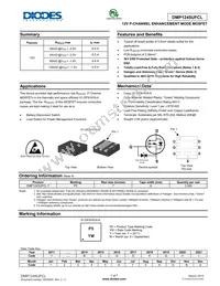 DMP1245UFCL-7 Datasheet Cover
