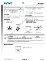 DMP1555UFA-7B Datasheet Cover