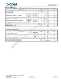 DMP2002UPS-13 Datasheet Page 2