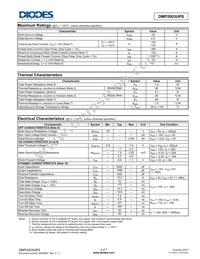 DMP2003UPS-13 Datasheet Page 2