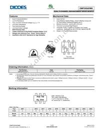 DMP2004DMK-7 Datasheet Cover