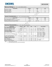 DMP2004DMK-7 Datasheet Page 2
