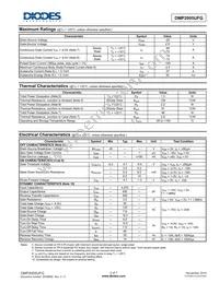 DMP2005UFG-7 Datasheet Page 2