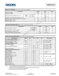 DMP2007UFG-13 Datasheet Page 2