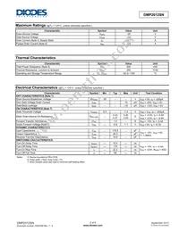 DMP2012SN-7 Datasheet Page 2