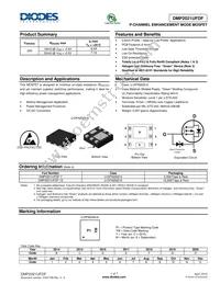 DMP2021UFDF-13 Datasheet Cover