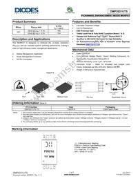DMP2021UTS-13 Datasheet Cover