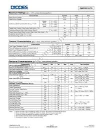 DMP2021UTS-13 Datasheet Page 2