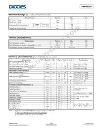 DMP2035U-7 Datasheet Page 2