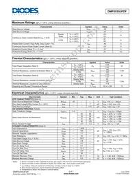 DMP2035UFDF-13 Datasheet Page 2