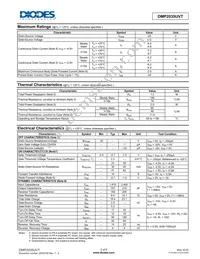 DMP2035UVT-13 Datasheet Page 2