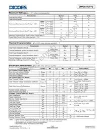 DMP2035UVTQ-13 Datasheet Page 2
