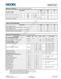 DMP2077UCA3-7 Datasheet Page 2