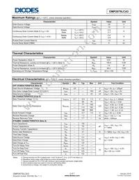 DMP2079LCA3-7 Datasheet Page 2