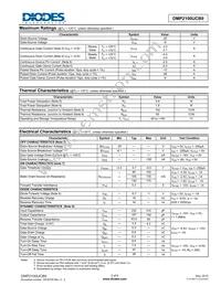 DMP2100UCB9-7 Datasheet Page 2