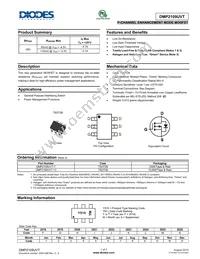 DMP2109UVT-7 Datasheet Cover
