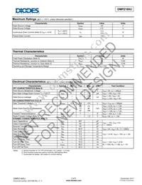 DMP2160U-7 Datasheet Page 2