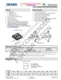 DMP2160UFDB-7 Datasheet Cover