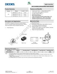 DMP21D0UFB4-7B Datasheet Cover