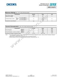 DMP21D0UFD-7 Datasheet Page 2