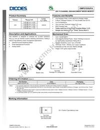 DMP21D2UFA-7B Datasheet Cover