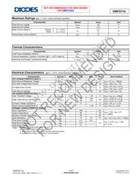 DMP2215L-7 Datasheet Page 2