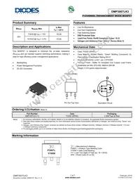 DMP3007LK3-13 Datasheet Cover