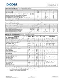 DMP3007LK3-13 Datasheet Page 2