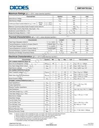 DMP3007SCGQ-7 Datasheet Page 2