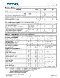 DMP3007SFG-13 Datasheet Page 2