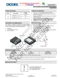 DMP3008SFG-13 Datasheet Cover