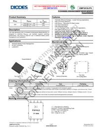 DMP3010LPS-13 Datasheet Cover