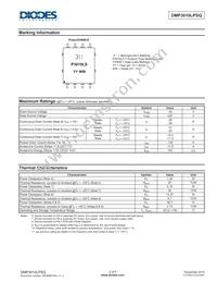 DMP3010LPSQ-13 Datasheet Page 2
