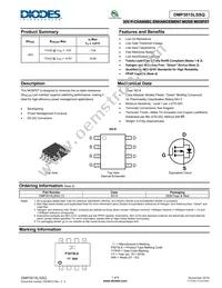 DMP3015LSSQ-13 Datasheet Cover
