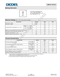 DMP3017SFGQ-13 Datasheet Page 2