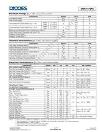 DMP3017SFK-7 Datasheet Page 2