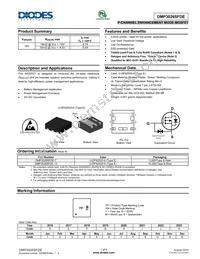 DMP3026SFDE-7 Datasheet Cover