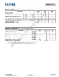 DMP3026SFDF-7 Datasheet Page 2
