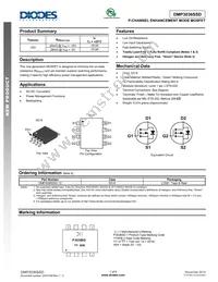 DMP3036SSD-13 Datasheet Cover