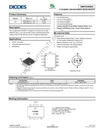 DMP3036SSS-13 Datasheet Cover