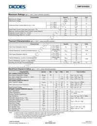 DMP3036SSS-13 Datasheet Page 2