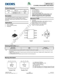 DMP3037LSS-13 Datasheet Cover