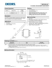 DMP3050LSS-13 Datasheet Cover