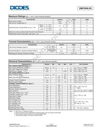 DMP3050LSS-13 Datasheet Page 2