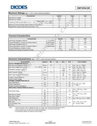 DMP3056LDM-7 Datasheet Page 2