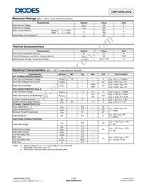 DMP3056LSDQ-13 Datasheet Page 2