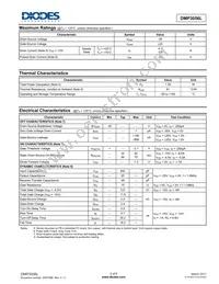 DMP3056LVT-7 Datasheet Page 2